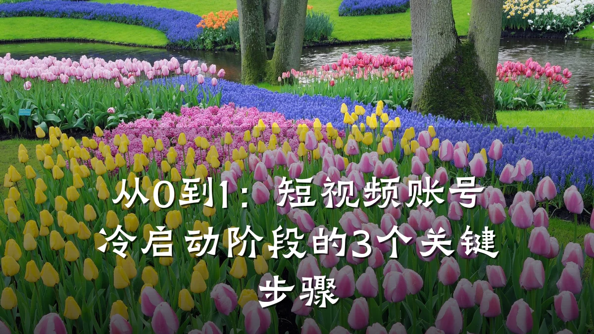 从0到1:短视频账号冷启动阶段的3个关键步骤