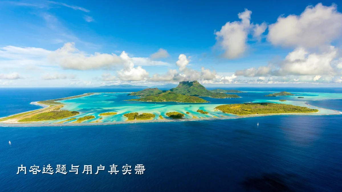 内容选题与用户真实需