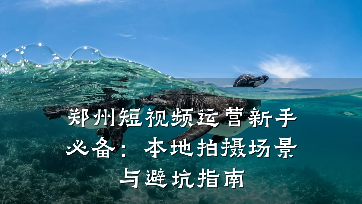 郑州短视频运营新手必备：本地拍摄场景与避坑指南