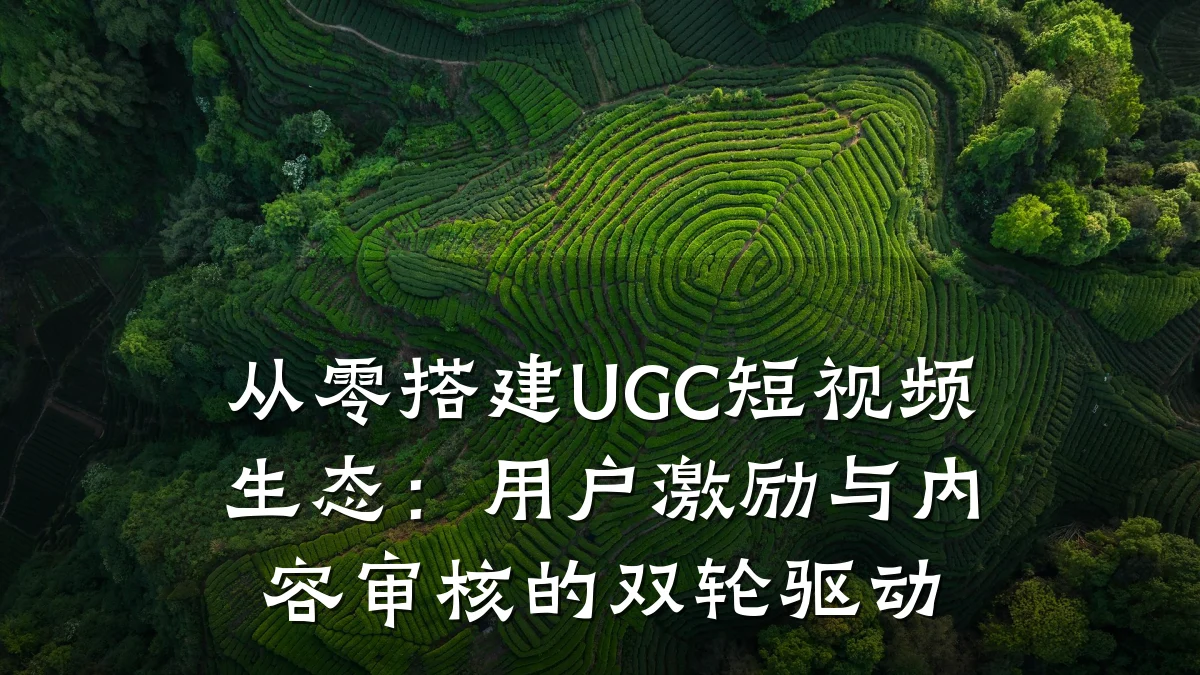 从零搭建UGC短视频生态:用户激励与内容审核的双轮驱动