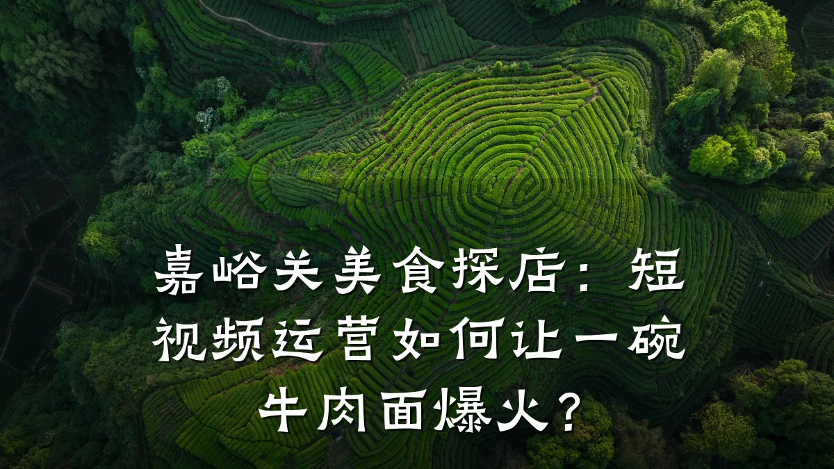 嘉峪关美食探店：短视频运营如何让一碗牛肉面爆火？