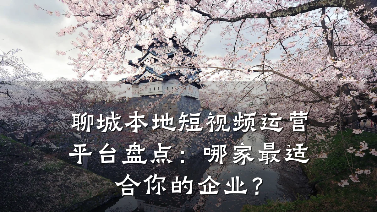 聊城本地短视频运营平台盘点:哪家最适合你的企业?