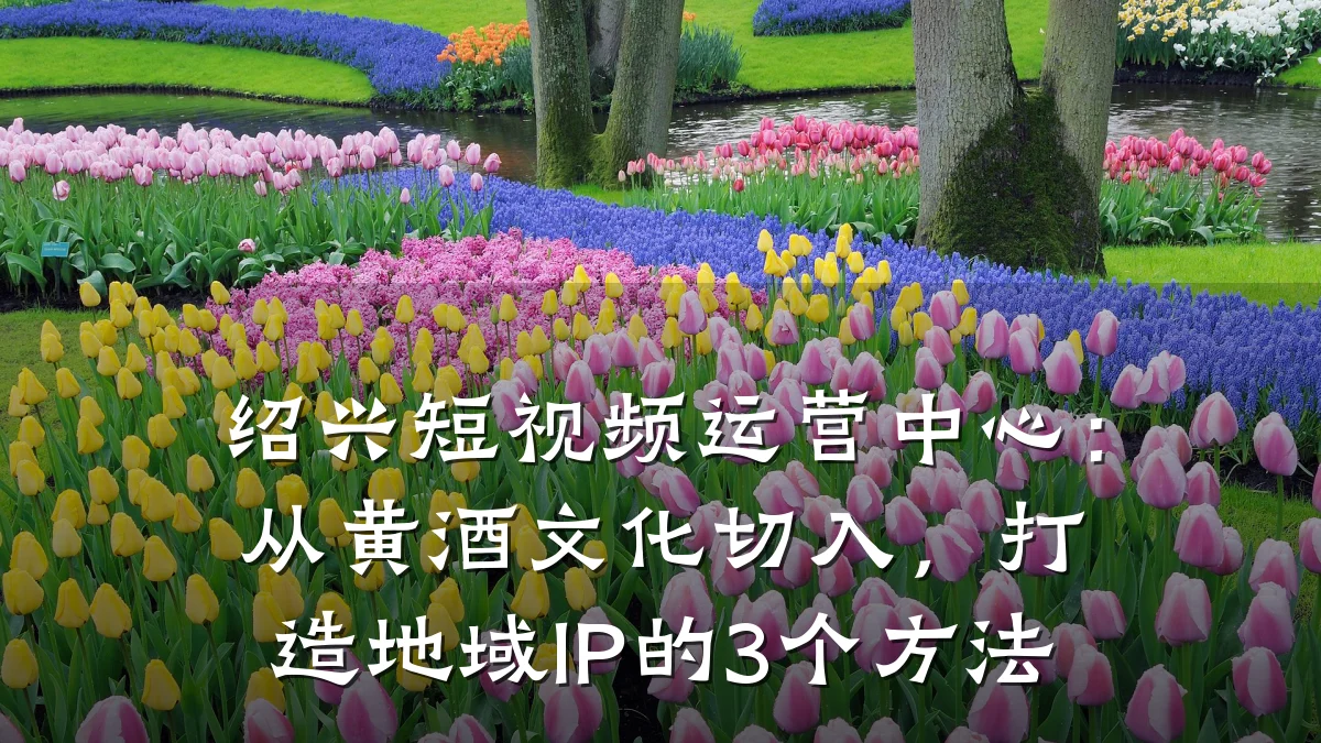 绍兴短视频运营中心:从黄酒文化切入,打造地域IP的3个方法
