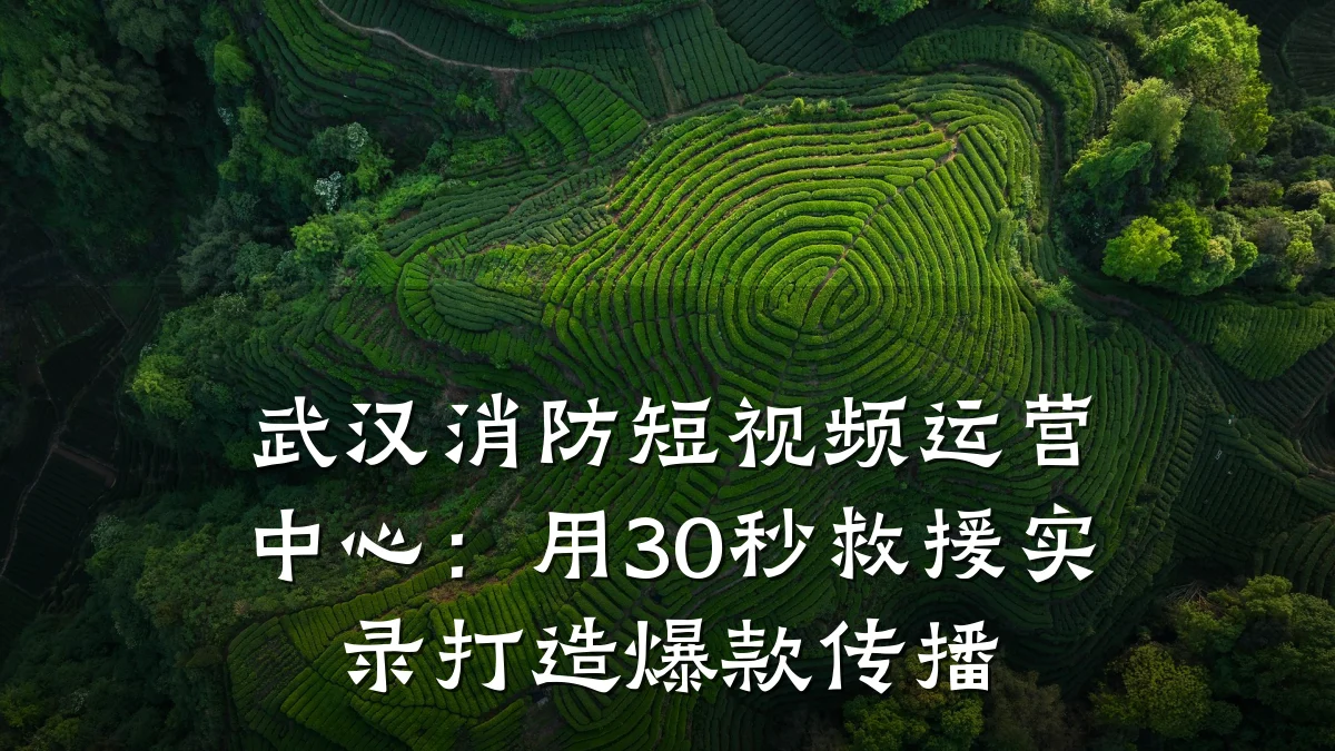 武汉消防短视频运营中心：用30秒救援实录打造爆款传播