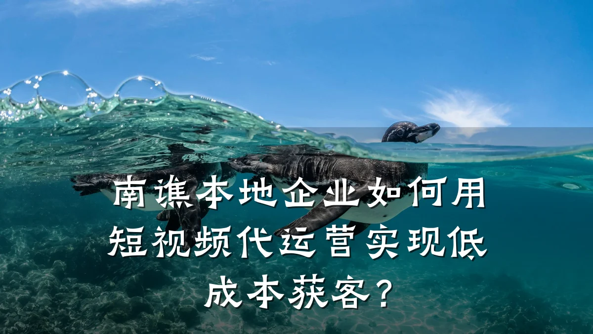 南谯本地企业如何用短视频代运营实现低成本获客？