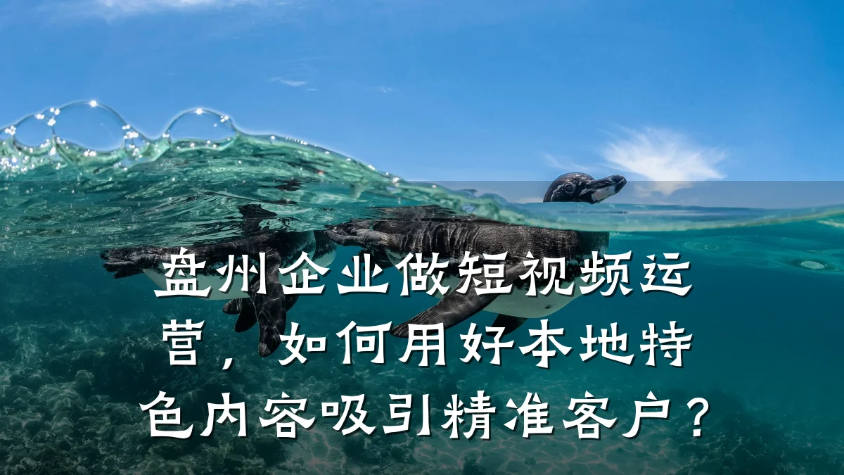 盘州企业做短视频运营,如何用好本地特色内容吸引精准客户?