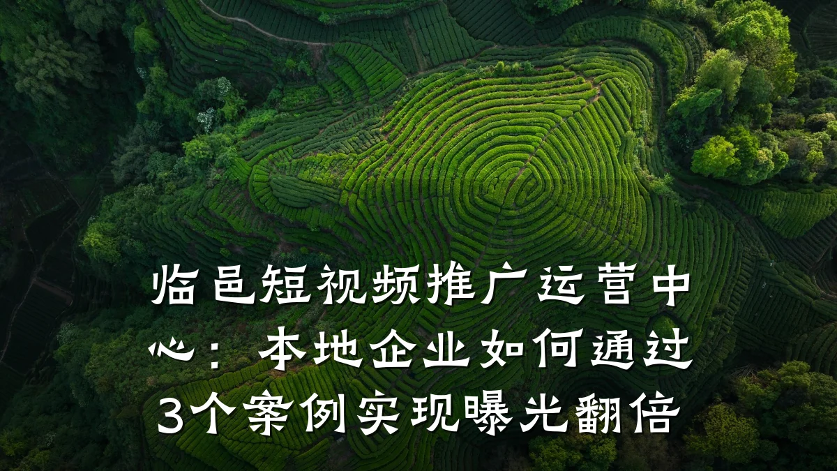 临邑短视频推广运营中心:本地企业如何通过3个案例实现曝光翻倍