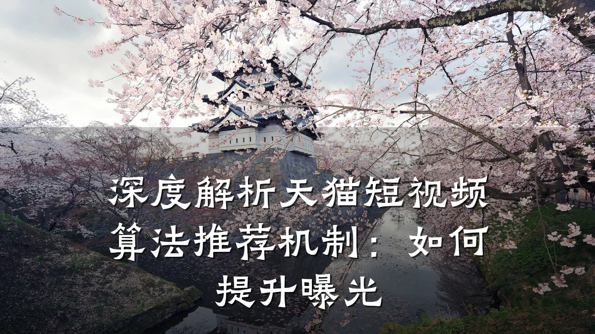 深度解析天猫短视频算法推荐机制：如何提升曝光