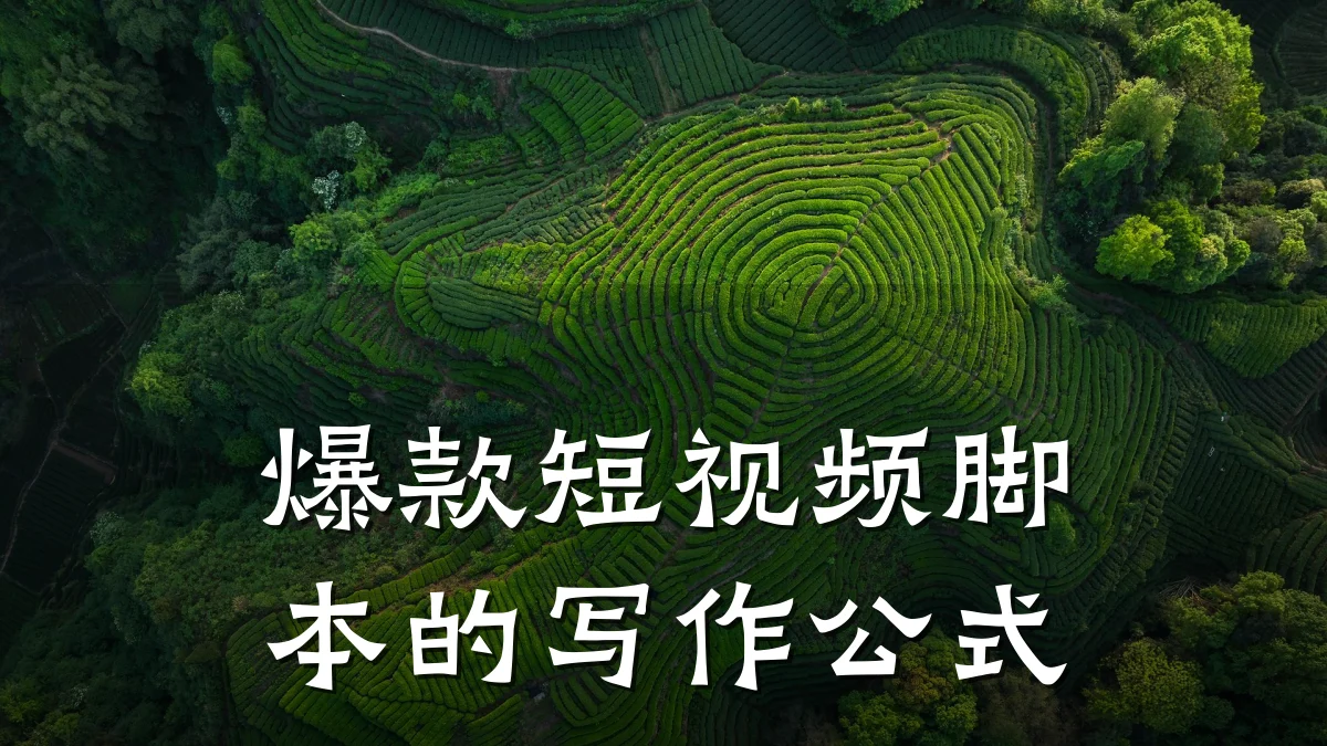 爆款短视频脚本的写作公式