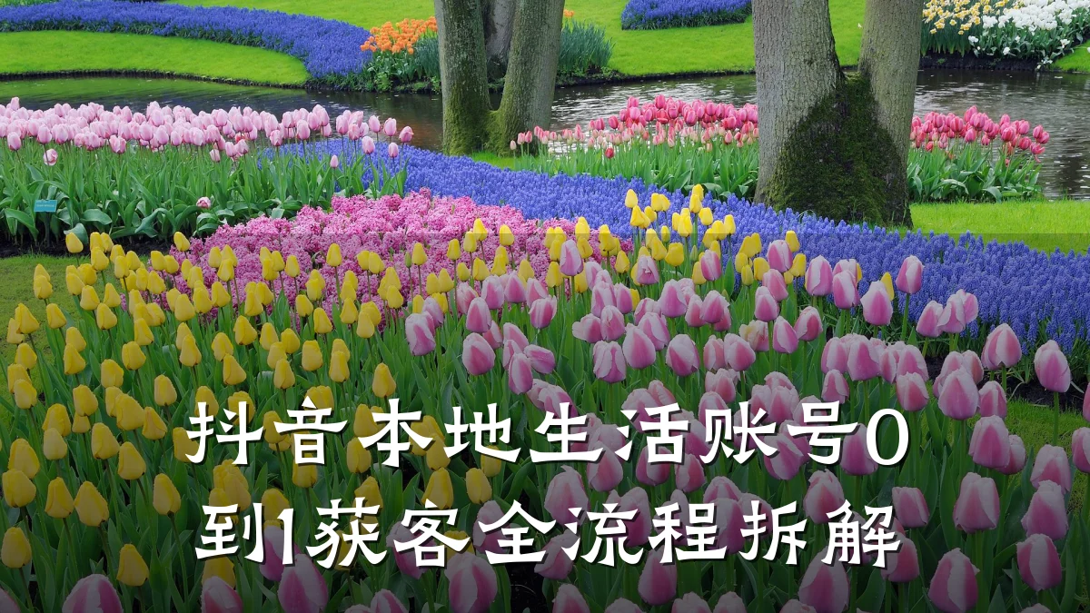 抖音本地生活账号0到1获客全流程拆解