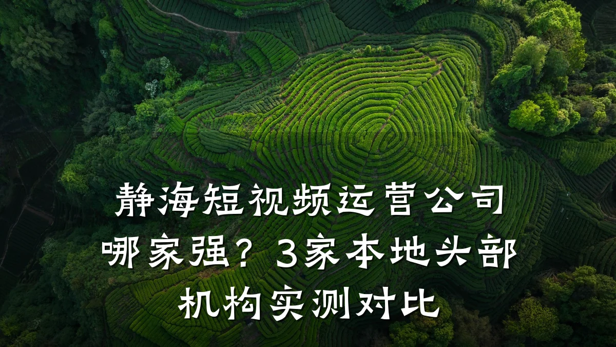 静海短视频运营公司哪家强？3家本地头部机构实测对比