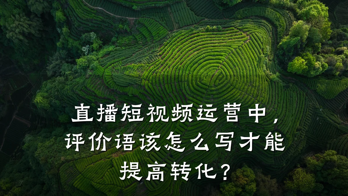 直播短视频运营中,评价语该怎么写才能提高转化?