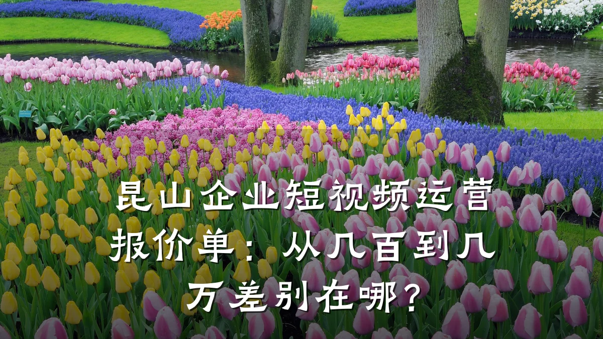 昆山企业短视频运营报价单：从几百到几万差别在哪？