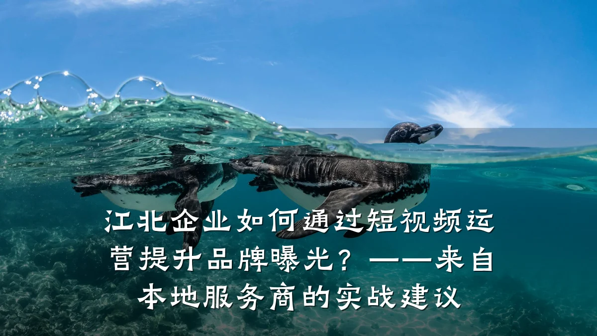 江北企业如何通过短视频运营提升品牌曝光？——来自本地服务商的实战建议