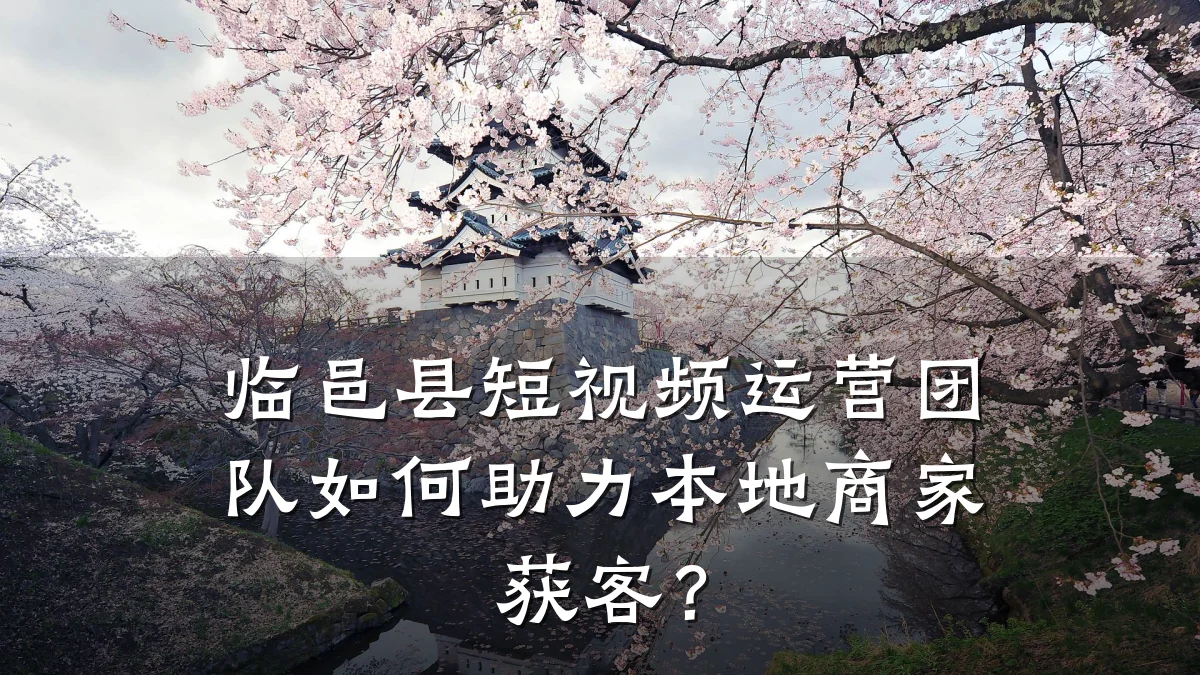 临邑县短视频运营团队如何助力本地商家获客?